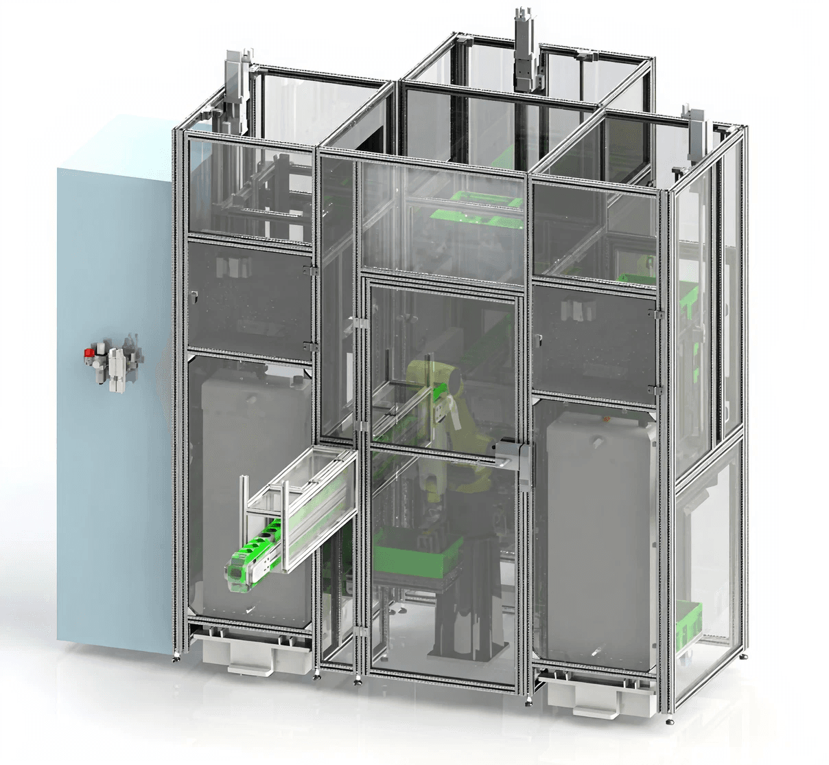 Automated product unloading station